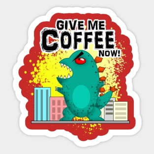 16 Coffee Monster Sticker